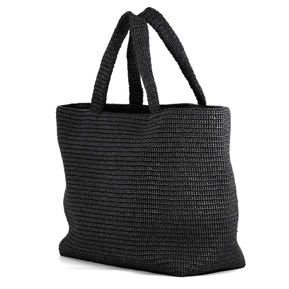 サンローランパリ トートバッグ ロゴ ラフィア 756269 SAINT LAURENT