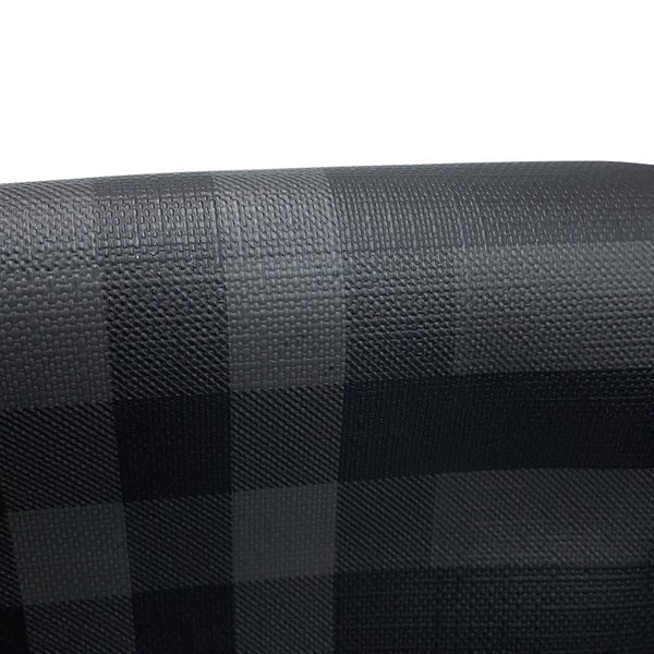 バーバリー ショルダーバッグ ノバチェック メッセンジャーバッグ PVC レザー BURBERRY 黒 メンズ