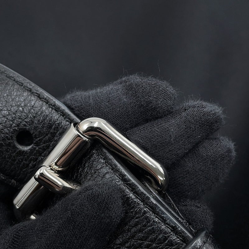 バーバリー ショルダーバッグ ノバチェック メッセンジャーバッグ PVC レザー BURBERRY 黒 メンズ