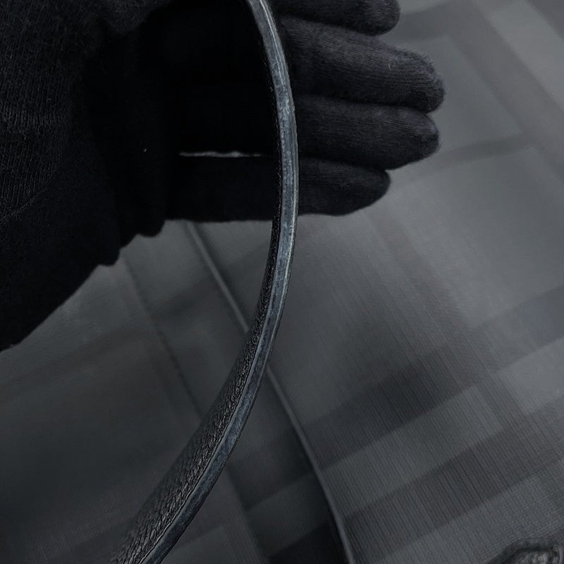 バーバリー ショルダーバッグ ノバチェック メッセンジャーバッグ PVC レザー BURBERRY 黒 メンズ