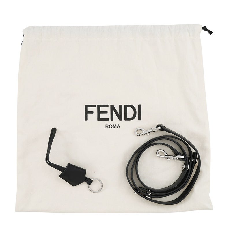フェンディ ハンドバッグ バイザウェイ ミニ ラインストーン 8BL135 FENDI 2wayショルダーバッグ 黒