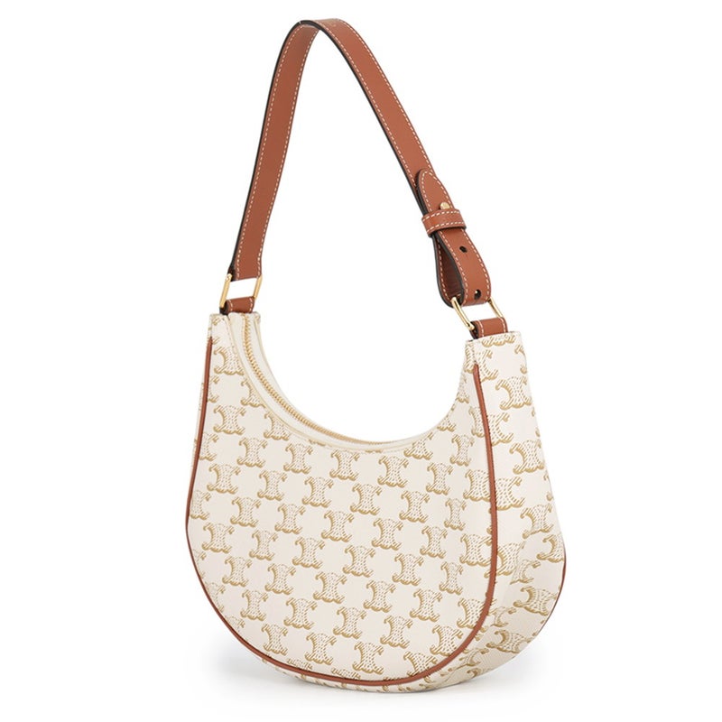 セリーヌ ショルダーバッグ トリオンフ アヴァ PVC レザー 193952 CELINE ワンショルダーバッグ 白
