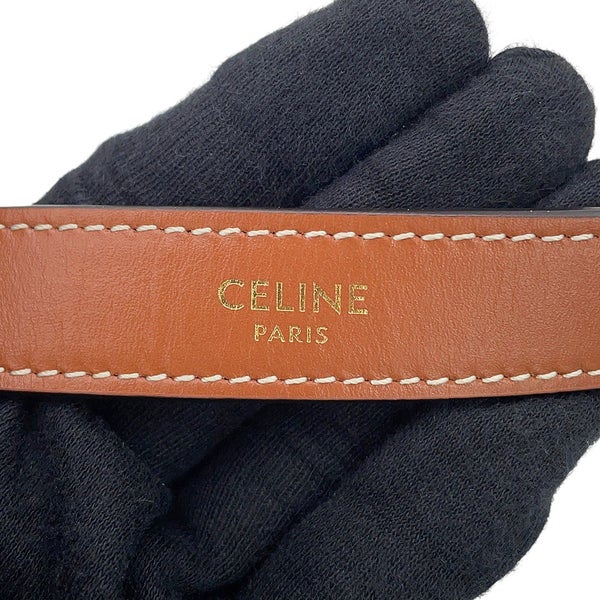 セリーヌ ショルダーバッグ トリオンフ アヴァ PVC レザー 193952 CELINE ワンショルダーバッグ 白