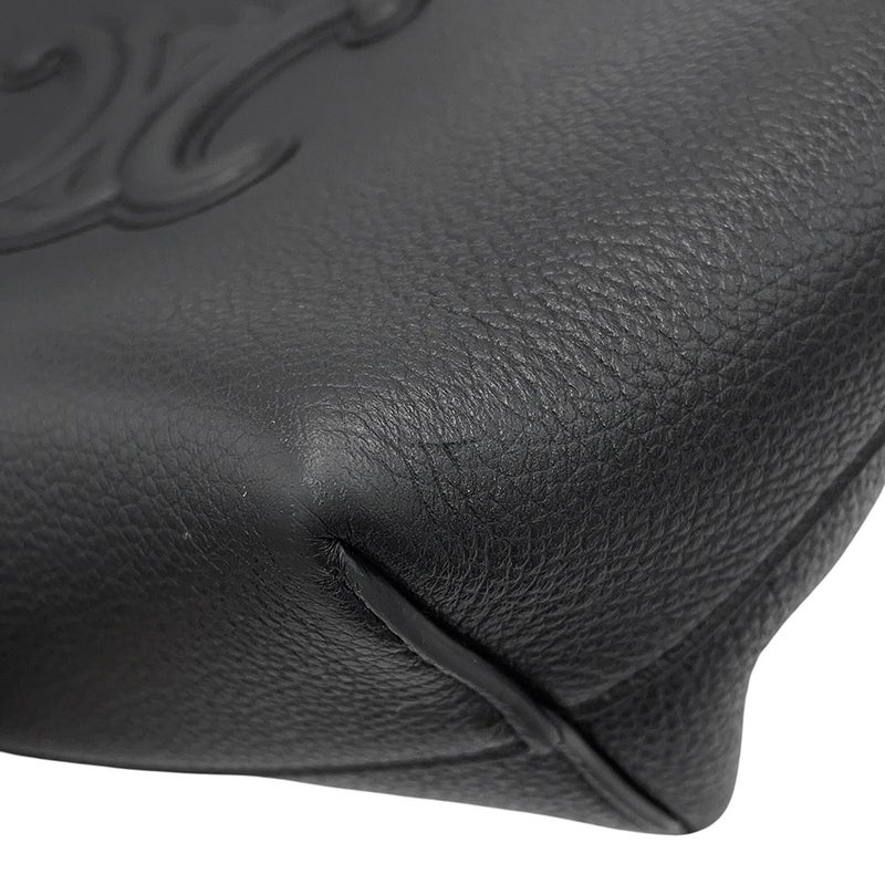 セリーヌ ハンドバッグ ミニ カバ アナイス キュイル トリオンフ 121743ENY CELINE 2wayショルダーバッグ 黒