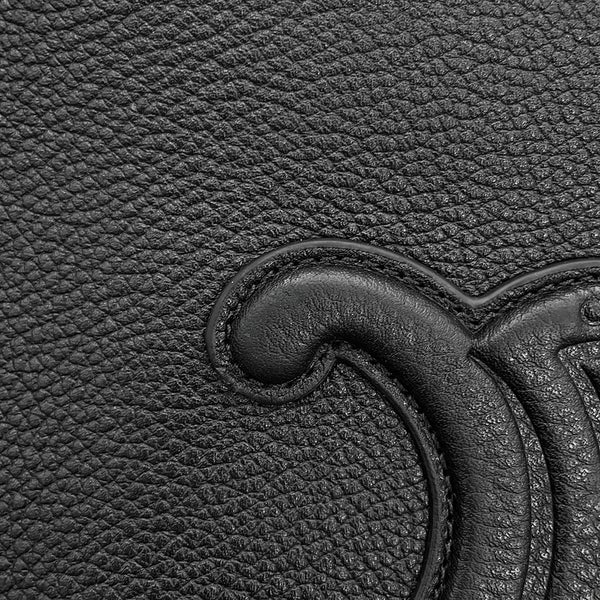 セリーヌ ハンドバッグ ミニ カバ アナイス キュイル トリオンフ 121743ENY CELINE 2wayショルダーバッグ 黒