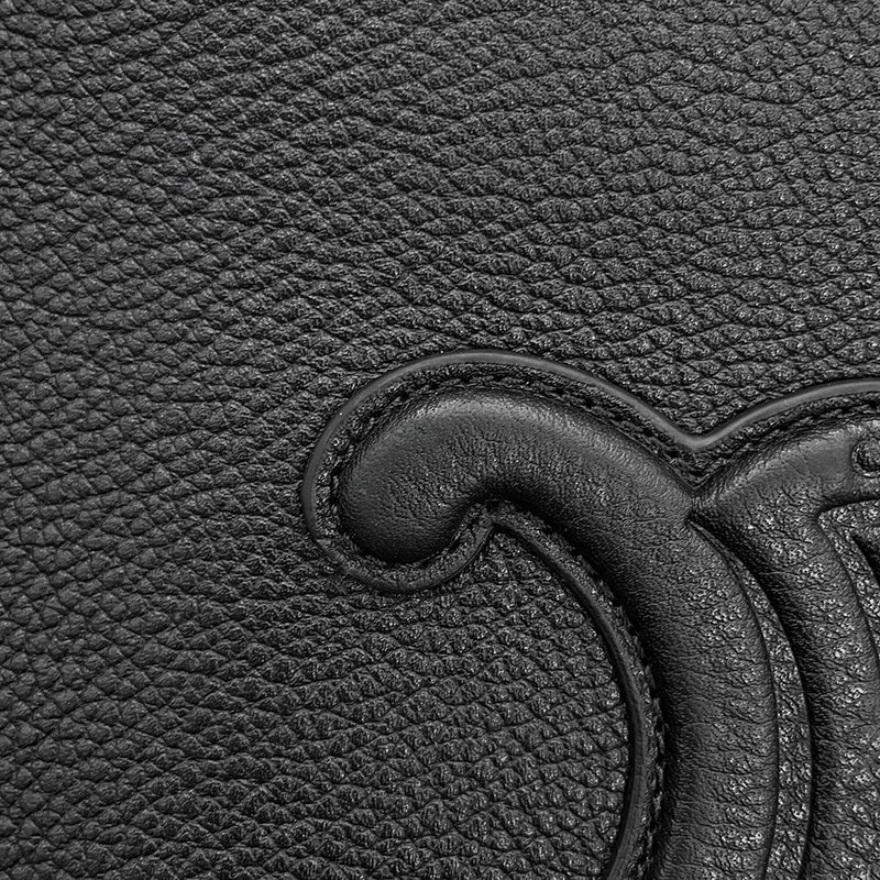 セリーヌ ハンドバッグ ミニ カバ アナイス キュイル トリオンフ 121743ENY CELINE 2wayショルダーバッグ 黒