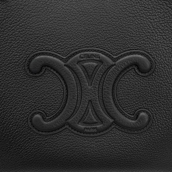 セリーヌ ハンドバッグ ミニ カバ アナイス キュイル トリオンフ 121743ENY CELINE 2wayショルダーバッグ 黒