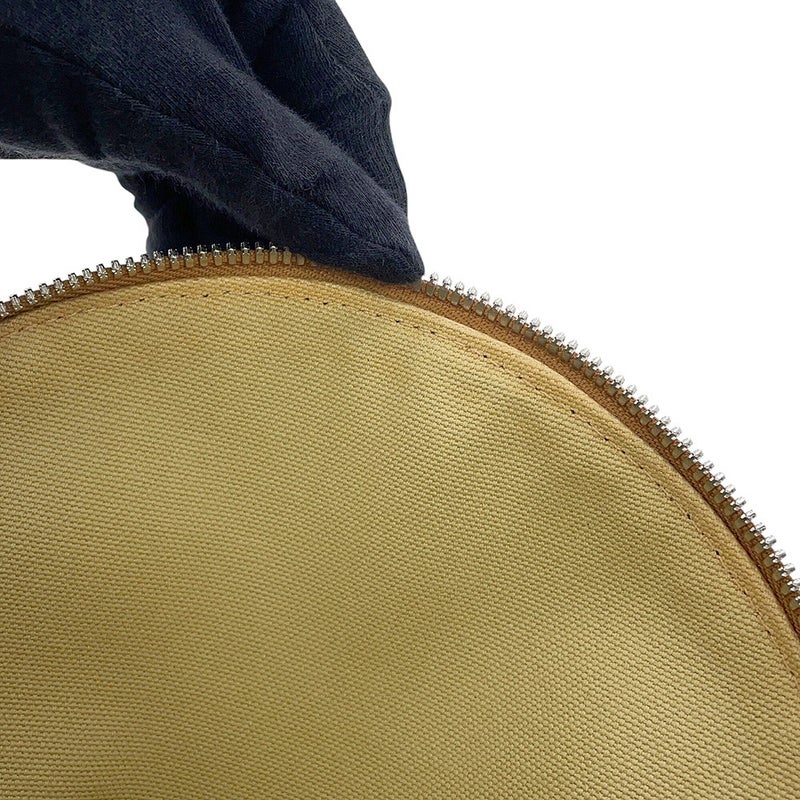 ロエベ リュック ラウンド バックパック カーフレザー キャンバス B314278X01 LOEWE バッグ ベージュ