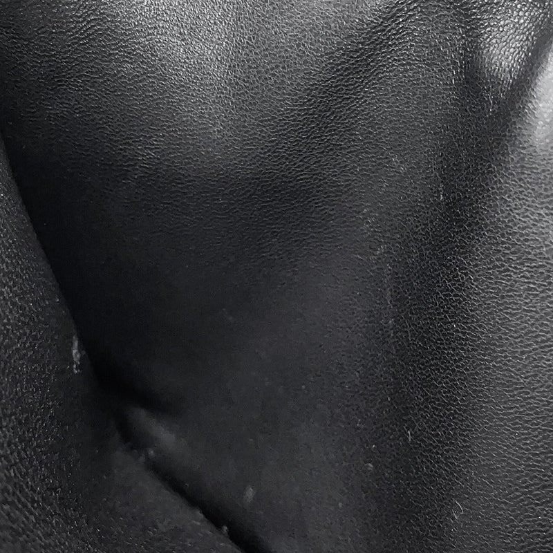 プラダ ショルダーバッグ 編み込み レザー 1BE049 PRADA 黒