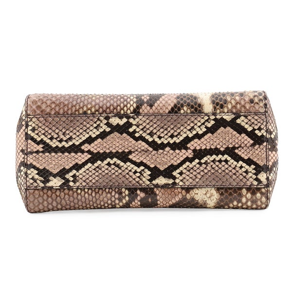 フェンディ ハンドバッグ ミニ ピーカブー パイソン 8BN244 FENDI バッグ 2wayショルダーバッグ