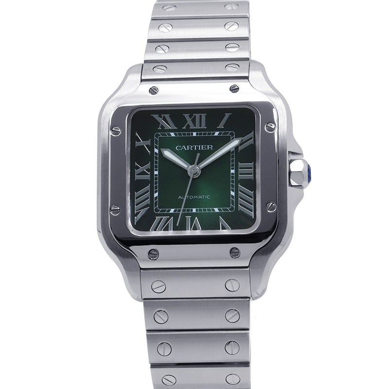 カルティエ サントス ドゥ カルティエ WSSA0061 Cartier 腕時計 グリーン文字盤
