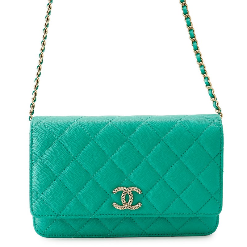 シャネル チェーンウォレット クラシック マトラッセ ココマーク キャビアスキン AP0250 CHANEL 財布