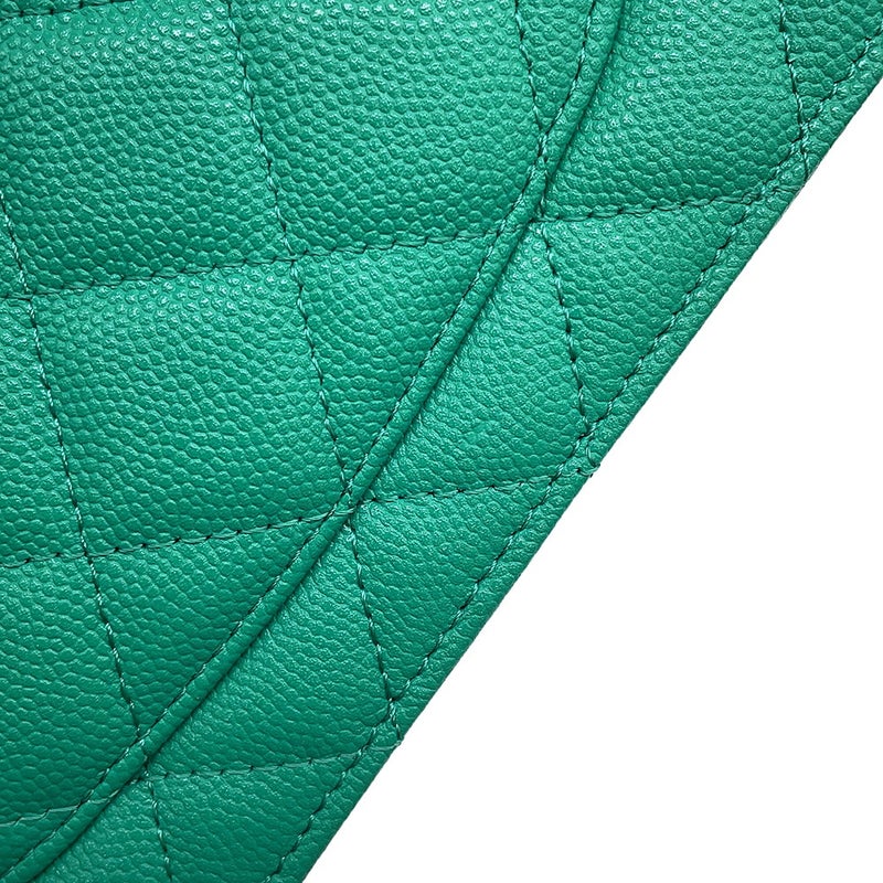 シャネル チェーンウォレット クラシック マトラッセ ココマーク キャビアスキン AP0250 CHANEL 財布