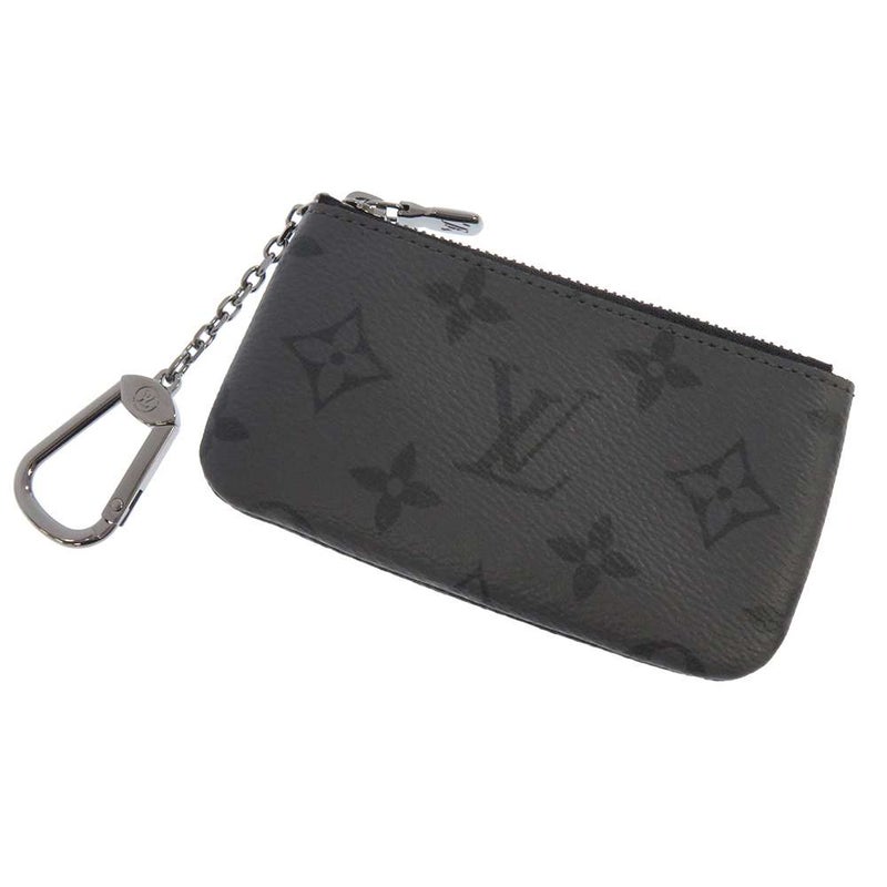 新品 ルイヴィトン コインケース モノグラム・エクリプス/モノグラム・エクリプス リバース ポシェット・クレ M80905 メンズ 黒 ブラック