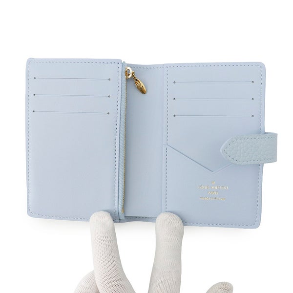 ルイヴィトン 二つ折り財布 トリヨンレザー LV ヴェルティカル ウォレット コンパクト M83572 ヴィトン 財布 折りたたみ