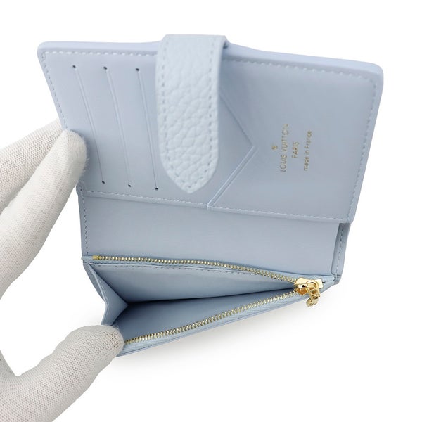 ルイヴィトン 二つ折り財布 トリヨンレザー LV ヴェルティカル ウォレット コンパクト M83572 ヴィトン 財布 折りたたみ