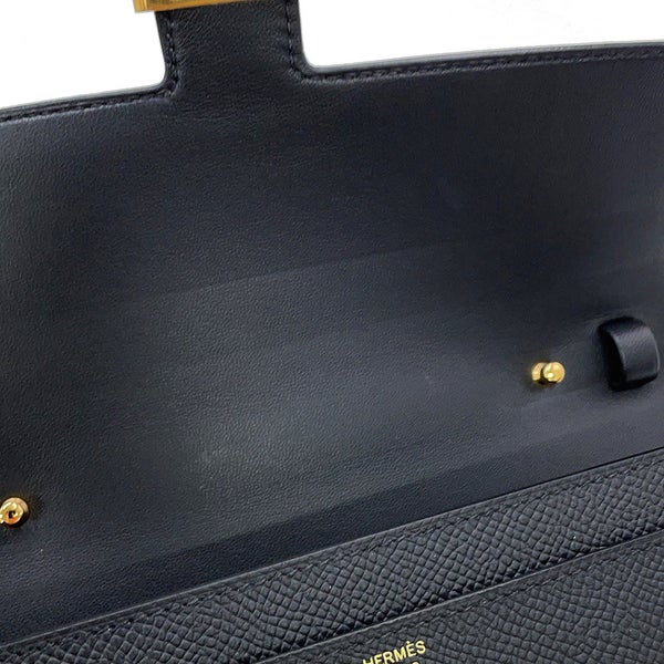 エルメス 長財布 コンスタンス トゥーゴー ロング ブラック/ゴールド金具 エプソン G刻印 HERMES 黒