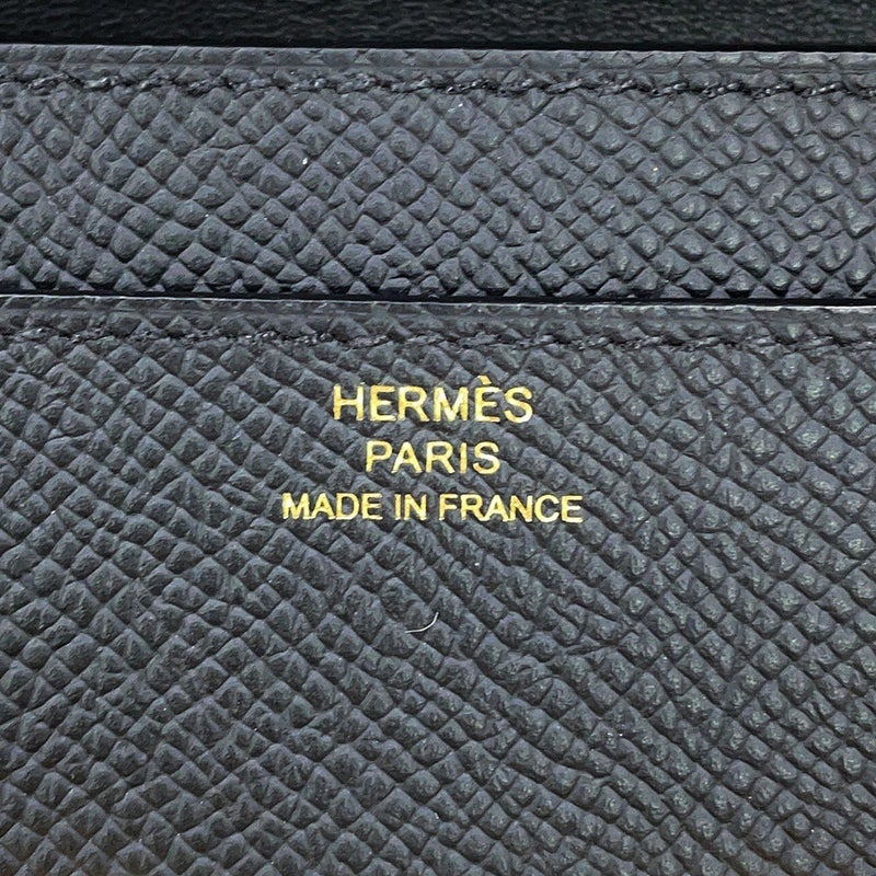 エルメス 長財布 コンスタンス トゥーゴー ロング ブラック/ゴールド金具 エプソン G刻印 HERMES 黒