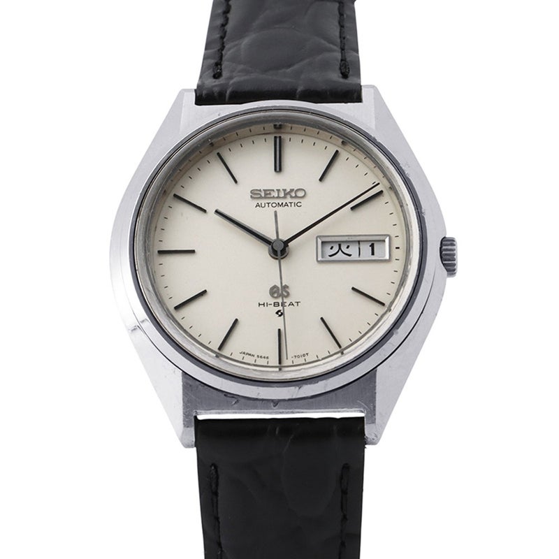 セイコー グランドセイコー ハイビート 5646-7011 SEIKO 腕時計 アイボリー文字盤 ヴィンテージ