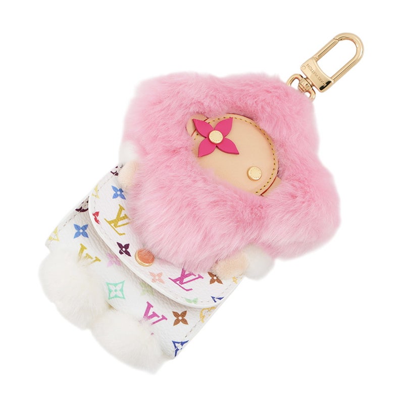 ルイヴィトン バッグチャーム モノグラム・マルチカラー LV x TM バッグチャーム・ヴィヴィエンヌ カドル M03727 村上隆