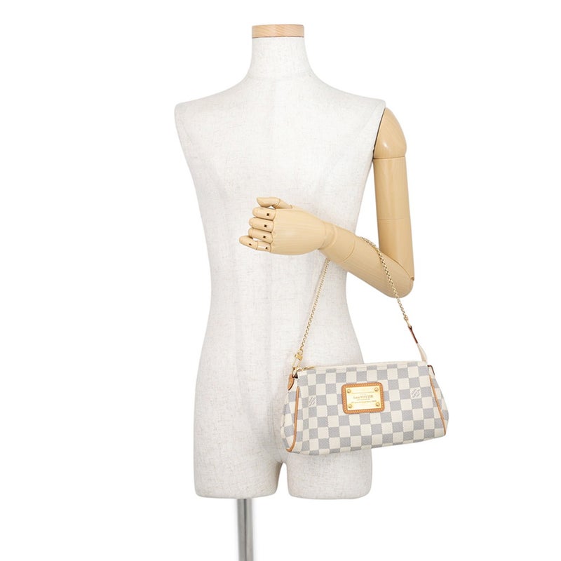 ルイヴィトン ショルダーバッグ ダミエ・アズール エヴァ N55214 LOUIS VUITTON ヴィトン バッグ クラッチバッグ