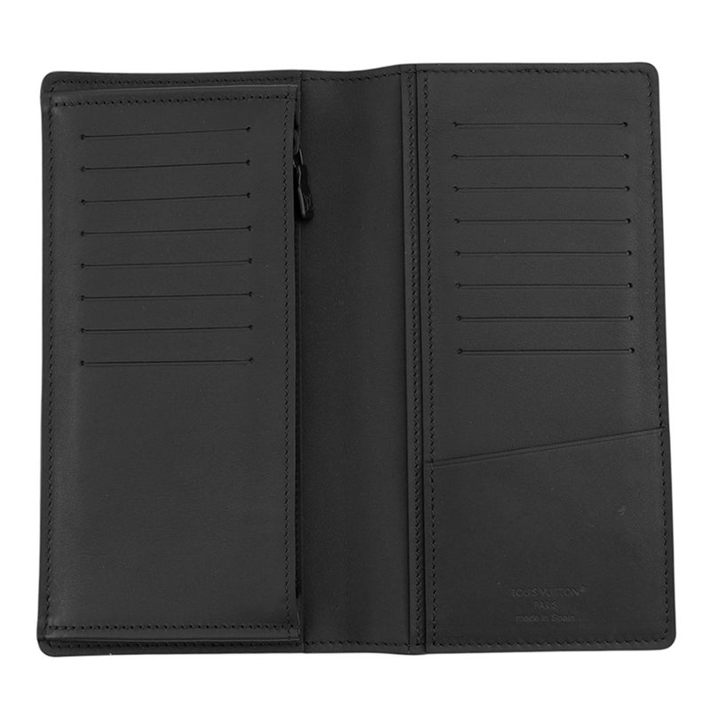 ルイヴィトン 長財布 モノグラム・シャドウ ポルトフォイユ・ブラザ M62900 LOUIS VUITTON ヴィトン 財布 メンズ 黒 ブラック