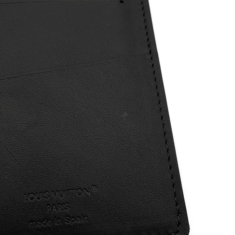 ルイヴィトン 長財布 モノグラム・シャドウ ポルトフォイユ・ブラザ M62900 LOUIS VUITTON ヴィトン 財布 メンズ 黒 ブラック