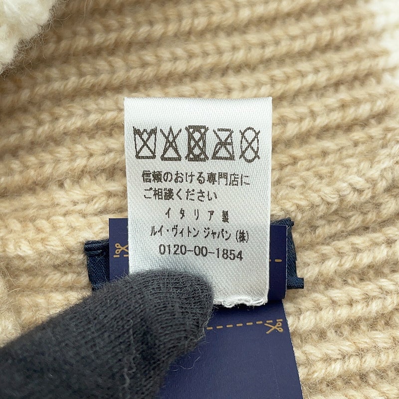 ルイヴィトン ニット帽 ビーニー・LV コールド スパーク カシミヤ フォックス M79396 LOUIS VUITTON 帽子 白