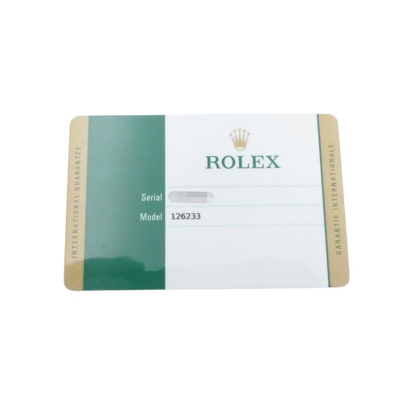 ロレックス デイトジャスト 36 SS/K18YG ランダムシリアル 126233 ROLEX 腕時計 白文字盤