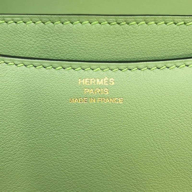 エルメス ミニ コンスタンス3 ミロワール ヴェールクリケット/ゴールド金具 スイフト B刻印