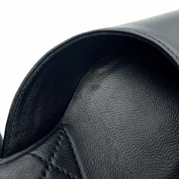 シャネル パンプス パールチェーン スリングバッグ ココマーク ラムスキン レディースサイズ35C G37532 ヒール 靴 黒