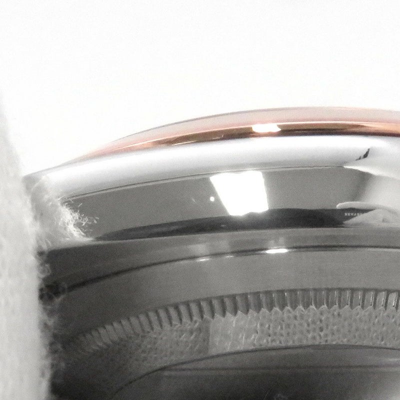 ロレックス デイトジャスト SS/K18PG 126301G ROLEX 腕時計 チョコレート文字盤 10Pダイヤ