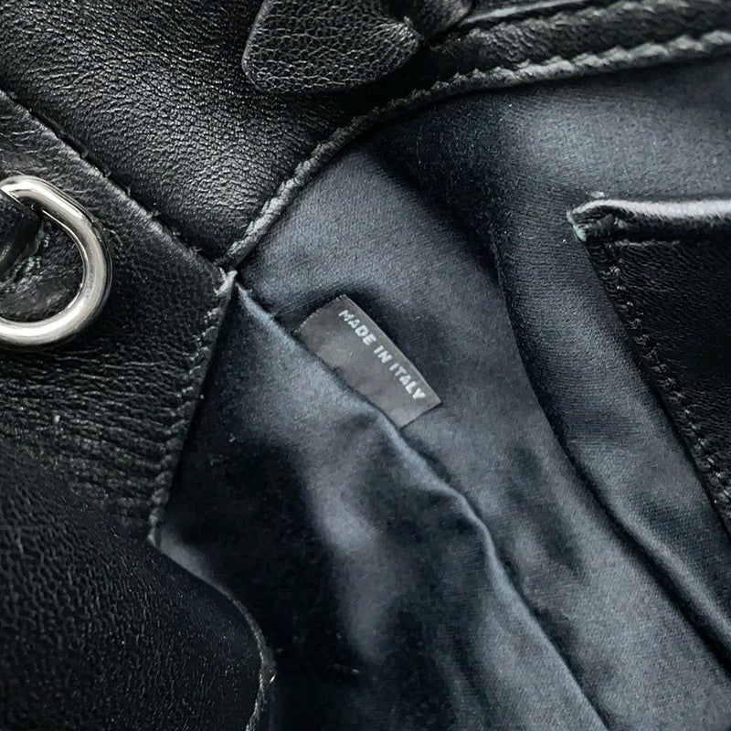 ミュウミュウ ハンドバッグ マテラッセ ナッパ クリスタル ラインストーン RN0958 Miu Miu 2way 黒