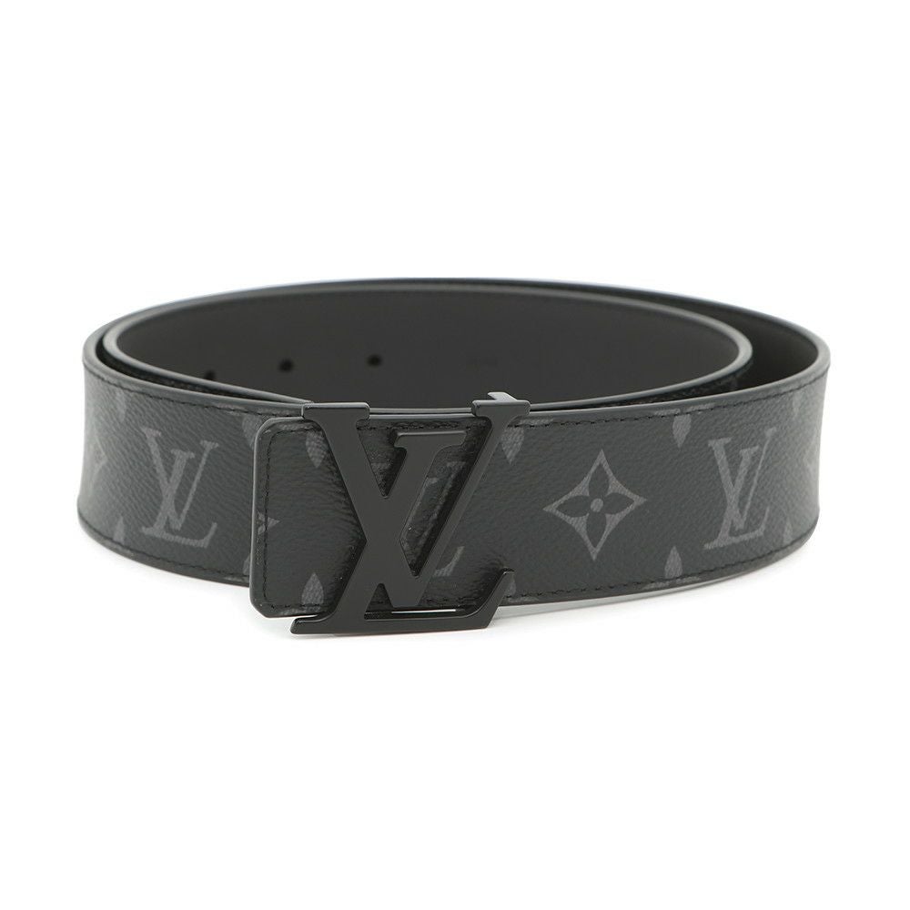 そらLouis Vuitton ブラック ベルト 85 ルイヴィトン ベルト モノグラム・エクリプス LVイニシャル サイズ85