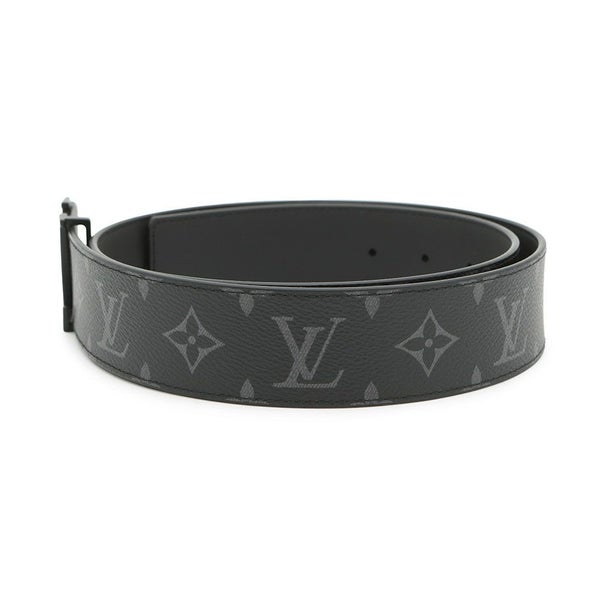 ルイヴィトン ベルト モノグラム・エクリプス LVイニシャル サイズ85 M0449 LOUIS VUITTON ブラック 黒