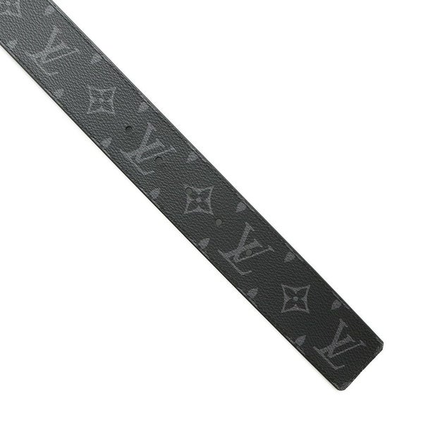 ルイヴィトン ベルト モノグラム・エクリプス LVイニシャル サイズ85 M0449 LOUIS VUITTON ブラック 黒