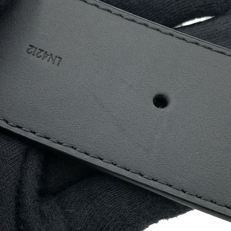 ルイヴィトン ベルト モノグラム・エクリプス LVイニシャル サイズ85 M0449 LOUIS VUITTON ブラック 黒