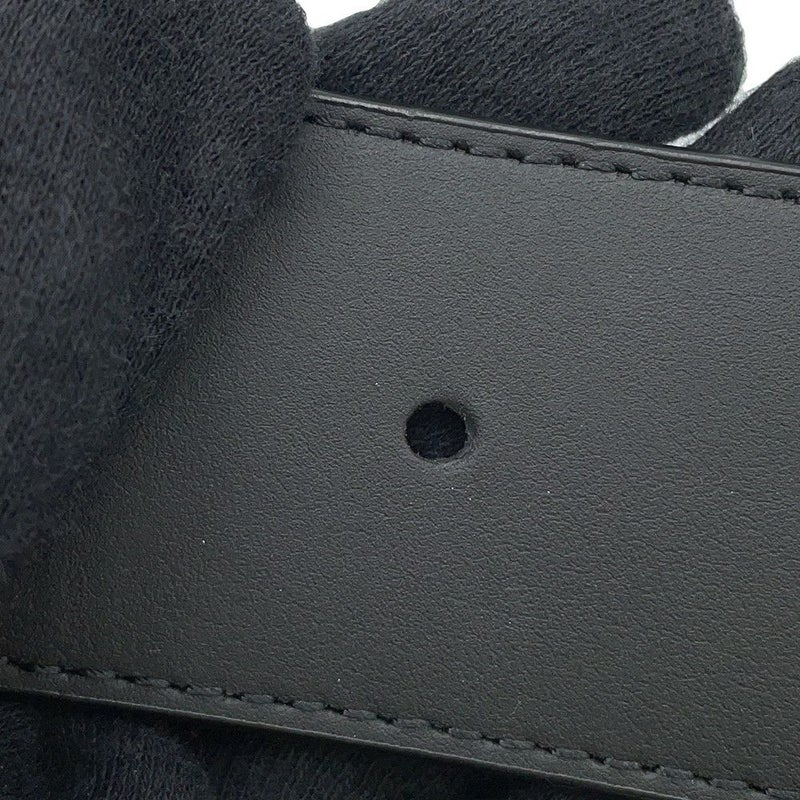 ルイヴィトン ベルト モノグラム・エクリプス LVイニシャル サイズ85 M0449 LOUIS VUITTON ブラック 黒