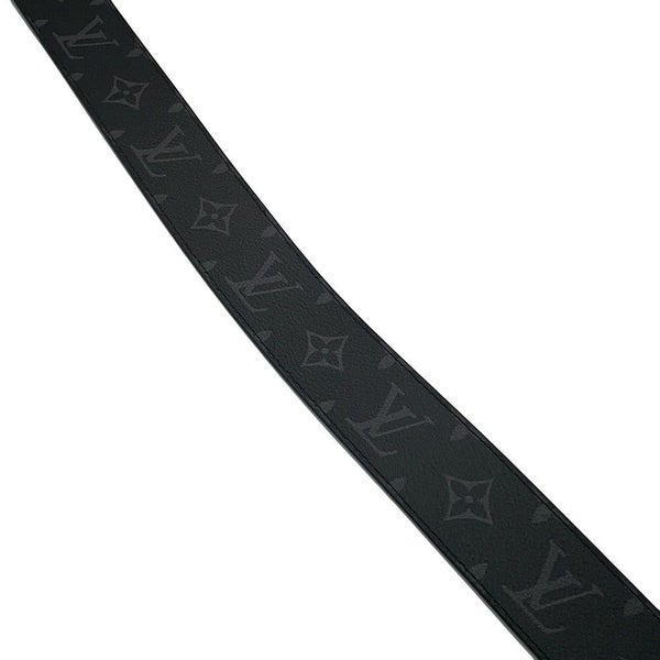 ルイヴィトン ベルト モノグラム・エクリプス LVイニシャル サイズ85 M0449 LOUIS VUITTON ブラック 黒