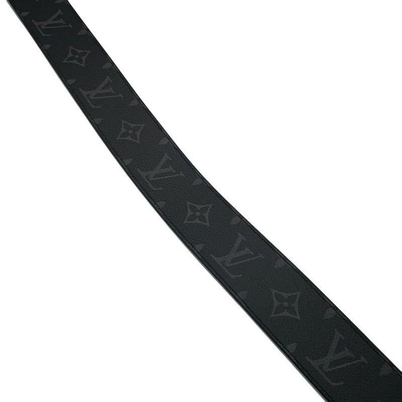 ルイヴィトン ベルト モノグラム・エクリプス LVイニシャル サイズ85 M0449 LOUIS VUITTON ブラック 黒