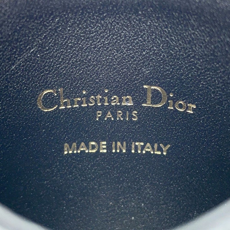 クリスチャン・ディオール カードケース カナージュ カロ フリージア スター ラムスキン S5130UNTZ Christian Dior 黒