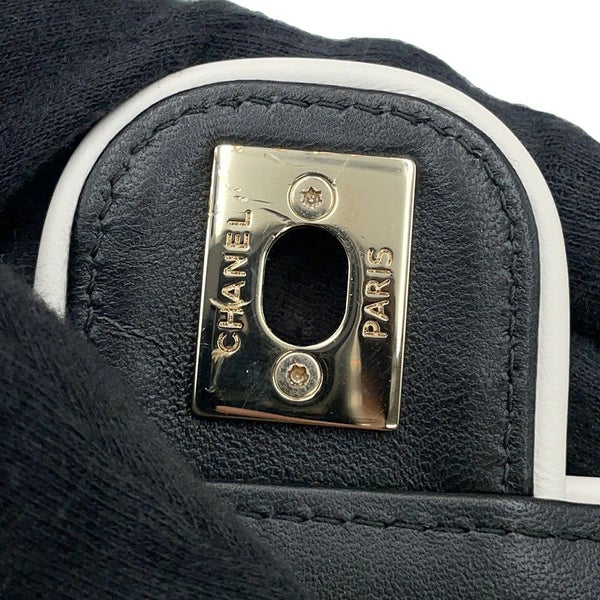 シャネル チェーンウォレット マトラッセ ココマーク Wチェーン ラムスキン AP4511 CHANEL 財布 黒