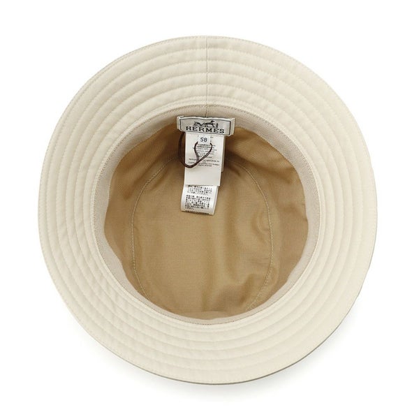 エルメス ハット ハーパー リフト コットン サイズ58 HERMES 帽子 バケットハット