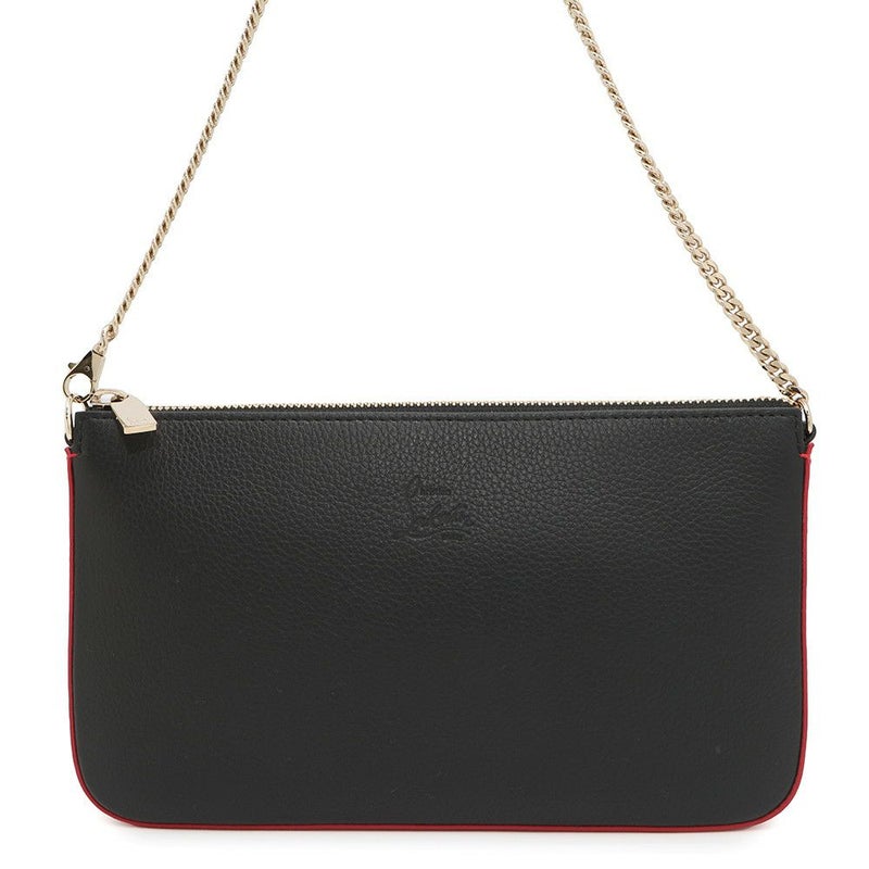 クリスチャン・ルブタン チェーンショルダーバッグ ルビラ カーフレザー 1225230 Christian Louboutin 黒