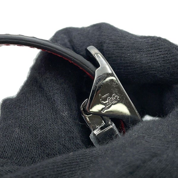 クリスチャン・ルブタン ショルダーバッグ Loubi ルビ54 パテント 1235232 Christian Louboutin 黒