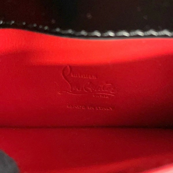 クリスチャン・ルブタン ショルダーバッグ Loubi ルビ54 パテント 1235232 Christian Louboutin 黒