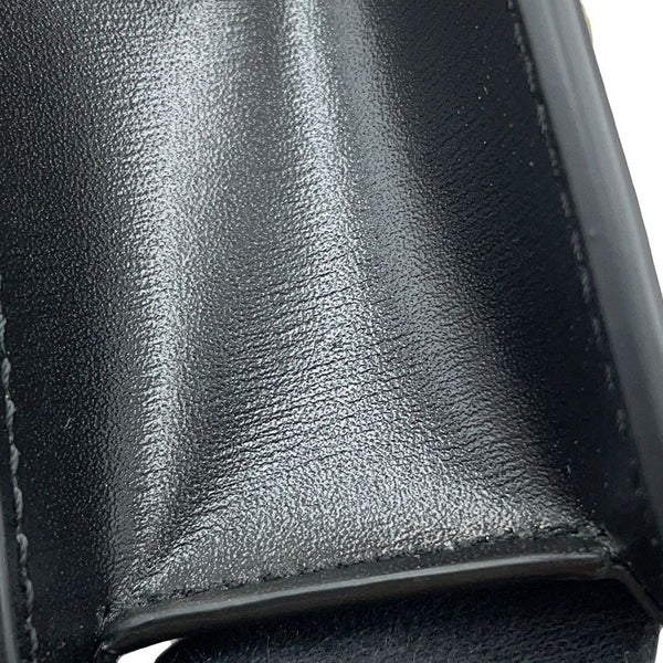 セリーヌ カードケース トリオンフ チェーン付きカードホルダー レザー 10J743DPV CELINE 黒 財布