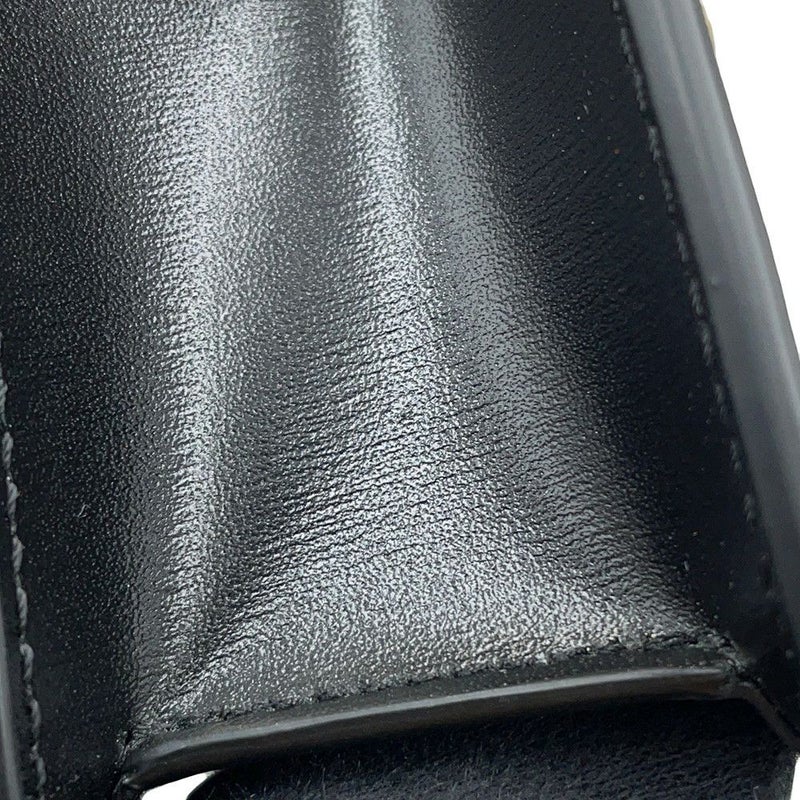 セリーヌ カードケース トリオンフ チェーン付きカードホルダー レザー 10J743DPV CELINE 黒 財布