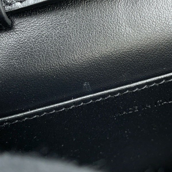 セリーヌ カードケース トリオンフ チェーン付きカードホルダー レザー 10J743DPV CELINE 黒 財布