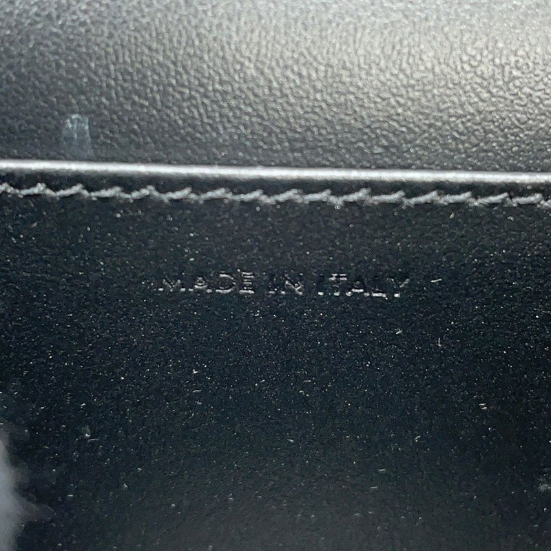 セリーヌ カードケース トリオンフ チェーン付きカードホルダー レザー 10J743DPV CELINE 黒 財布